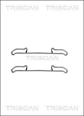 Triscan 8105 101540 - Комплектуючі, колодки дискового гальма autozip.com.ua
