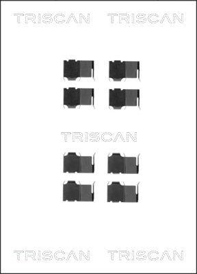 Triscan 8105 101522 - Комплектуючі, колодки дискового гальма autozip.com.ua