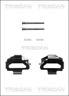 Triscan 8105 101575 - Комплектуючі, колодки дискового гальма autozip.com.ua