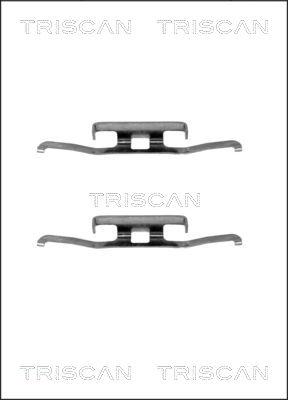 Triscan 8105 101570 - Комплектуючі, колодки дискового гальма autozip.com.ua