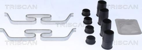 Triscan 8105 101665 - Комплектуючі, колодки дискового гальма autozip.com.ua