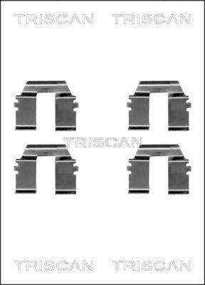 Triscan 8105 101615 - Комплектуючі, колодки дискового гальма autozip.com.ua