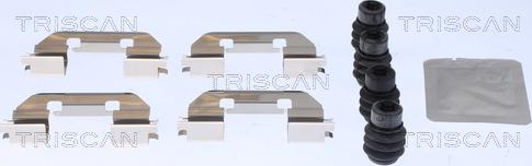 Triscan 8105 101672 - Комплектуючі, колодки дискового гальма autozip.com.ua