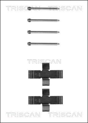 Triscan 8105 101194 - Комплектуючі, колодки дискового гальма autozip.com.ua
