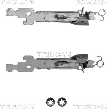 Triscan 8105 103003 - Adjuster Set, drum brake autozip.com.ua