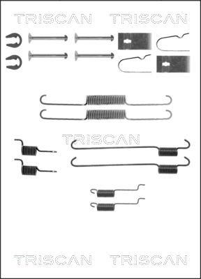 Triscan 8105 102595 - Комплектуючі, барабанний гальмівний механізм autozip.com.ua