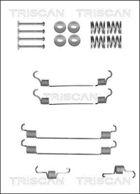 Triscan 8105 102597 - Комплектуючі, барабанний гальмівний механізм autozip.com.ua