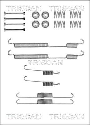 Triscan 8105 102580 - Комплектуючі, барабанний гальмівний механізм autozip.com.ua