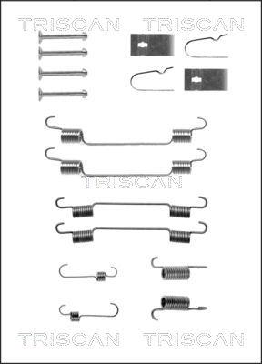 Triscan 8105 102575 - Комплектуючі, барабанний гальмівний механізм autozip.com.ua