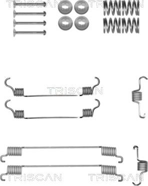 Triscan 8105 102623 - Комплектуючі, барабанний гальмівний механізм autozip.com.ua