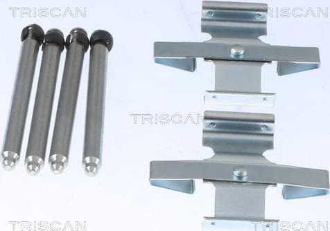 Triscan 8105 111636 - Комплектуючі, колодки дискового гальма autozip.com.ua