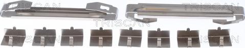 Triscan 8105 111632 - Комплектуючі, колодки дискового гальма autozip.com.ua