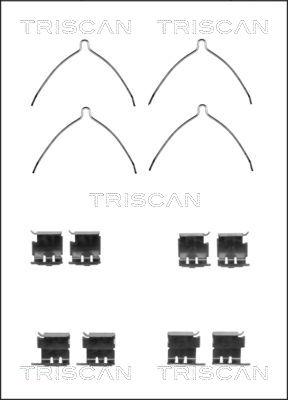 Triscan 8105 131630 - Комплектуючі, колодки дискового гальма autozip.com.ua