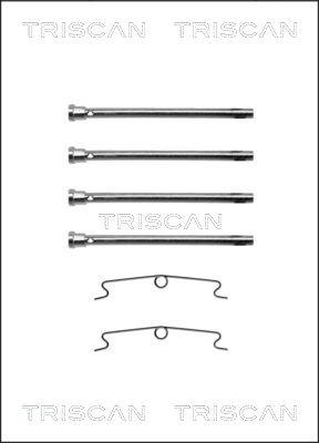 Triscan 8105 381615 - Комплектуючі, колодки дискового гальма autozip.com.ua