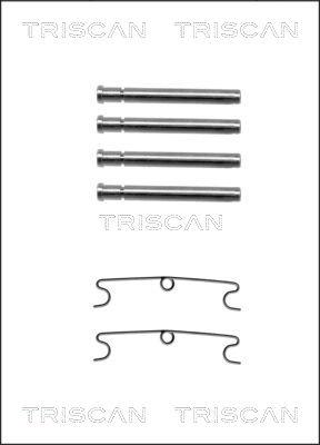 Triscan 8105 291601 - Комплектуючі, колодки дискового гальма autozip.com.ua