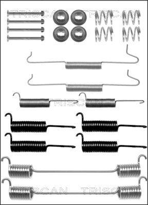 Triscan 8105 292515 - Комплектуючі, барабанний гальмівний механізм autozip.com.ua