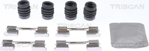 Triscan 8105 241625 - Комплектуючі, колодки дискового гальма autozip.com.ua