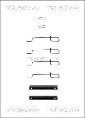 Triscan 8105 281146 - Комплектуючі, колодки дискового гальма autozip.com.ua