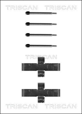 Triscan 8105 231445 - Комплектуючі, колодки дискового гальма autozip.com.ua