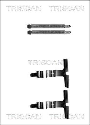 Triscan 8105 231600 - Комплектуючі, колодки дискового гальма autozip.com.ua