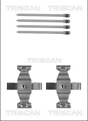 Triscan 8105 231613 - Комплектуючі, колодки дискового гальма autozip.com.ua