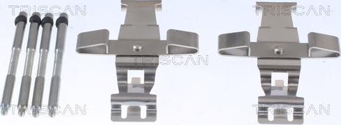 Triscan 8105 231617 - Комплектуючі, колодки дискового гальма autozip.com.ua