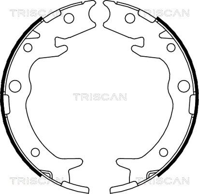 Triscan 8100 40005 - Комплект гальм, ручник, парковка autozip.com.ua