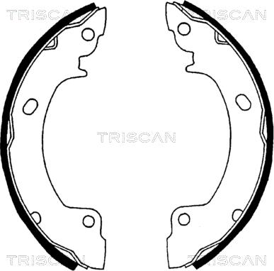 Triscan 8100 43529 - Комплект гальм, барабанний механізм autozip.com.ua