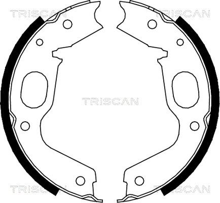 Triscan 8100 42015 - Комплект гальм, ручник, парковка autozip.com.ua