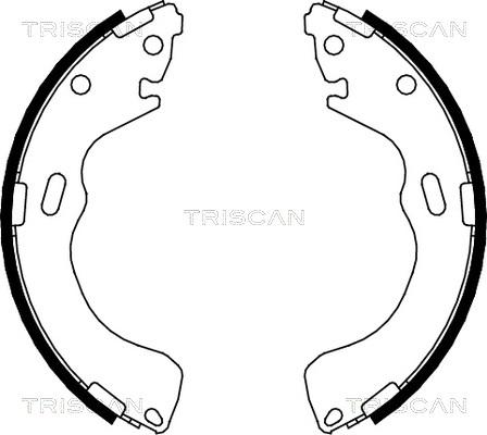 Triscan 8100 50616 - Комплект гальм, барабанний механізм autozip.com.ua