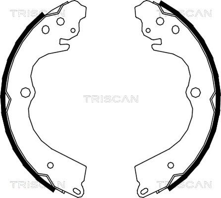 Triscan 8100 68005 - Комплект гальм, ручник, парковка autozip.com.ua