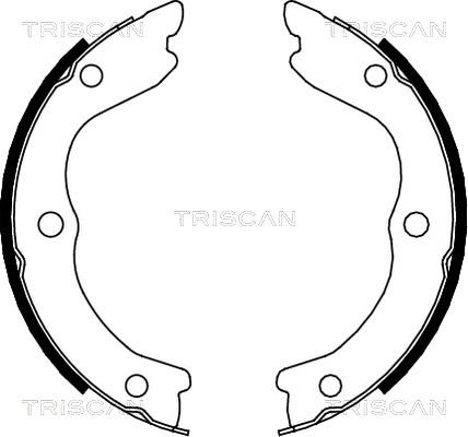 Triscan 8100 14006 - Комплект гальм, ручник, парковка autozip.com.ua