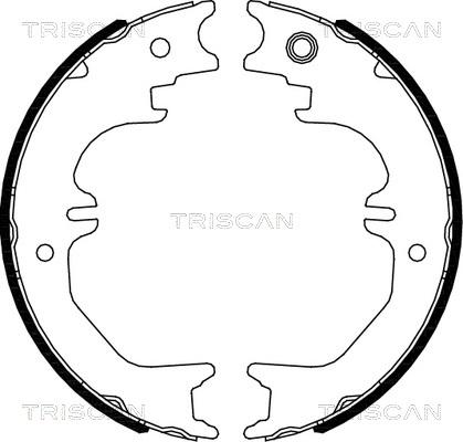 Triscan 8100 13050 - Комплект гальм, ручник, парковка autozip.com.ua