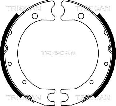 Triscan 8100 13036 - Комплект гальм, ручник, парковка autozip.com.ua