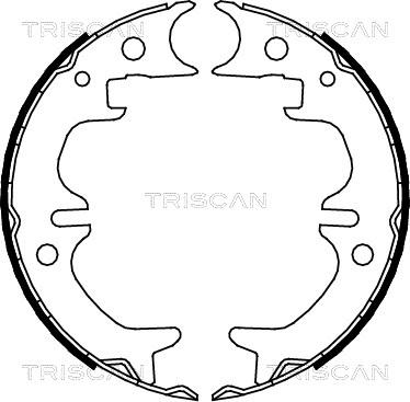 Triscan 8100 13030 - Комплект гальм, ручник, парковка autozip.com.ua
