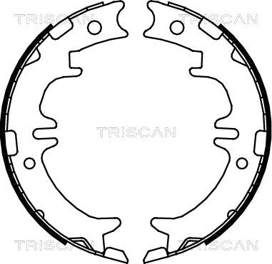 Triscan 8100 13033 - Комплект гальм, ручник, парковка autozip.com.ua