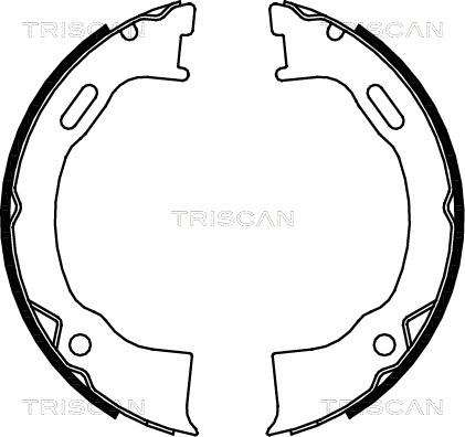 Triscan 8100 80006 - Комплект гальм, ручник, парковка autozip.com.ua