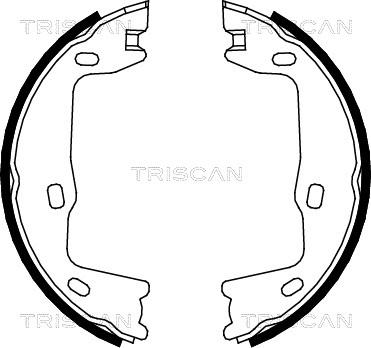 Triscan 8100 24005 - Комплект гальм, ручник, парковка autozip.com.ua