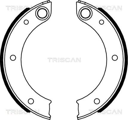 Triscan 8100 20003 - Комплект гальм, ручник, парковка autozip.com.ua