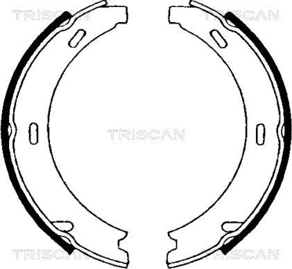 Triscan 8100 23552 - Комплект гальм, ручник, парковка autozip.com.ua