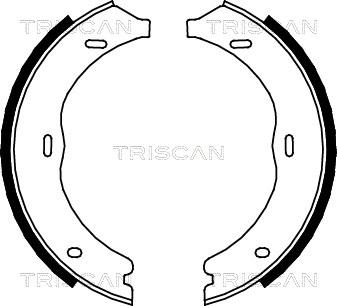Triscan 8100 23030 - Комплект гальм, барабанний механізм autozip.com.ua