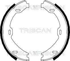 Triscan 8100 23027 - Комплект гальм, ручник, парковка autozip.com.ua