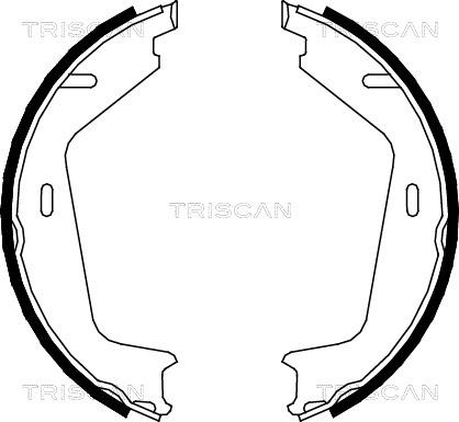 Triscan 8100 27578 - Комплект гальм, ручник, парковка autozip.com.ua