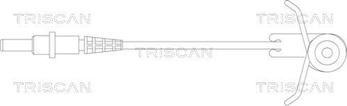 Triscan 8115 10005 - Сигналізатор, знос гальмівних колодок autozip.com.ua