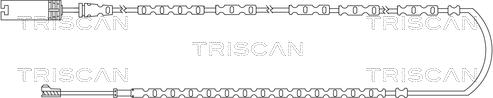 Triscan 8115 11046 - Сигналізатор, знос гальмівних колодок autozip.com.ua