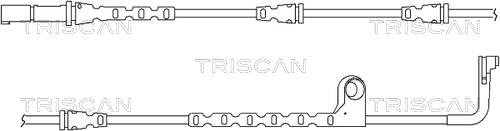 Triscan 8115 11040 - Сигналізатор, знос гальмівних колодок autozip.com.ua