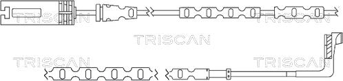 Triscan 8115 11055 - Сигналізатор, знос гальмівних колодок autozip.com.ua