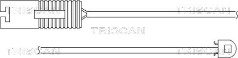 Triscan 8115 11009 - Сигналізатор, знос гальмівних колодок autozip.com.ua