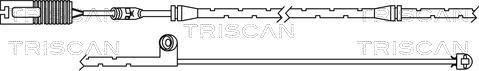 Triscan 8115 11030 - Сигналізатор, знос гальмівних колодок autozip.com.ua