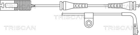 Triscan 8115 11022 - Сигналізатор, знос гальмівних колодок autozip.com.ua